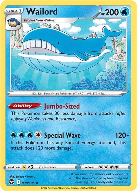 wailord lv x pokemon card|wailord ex pokemon card price.